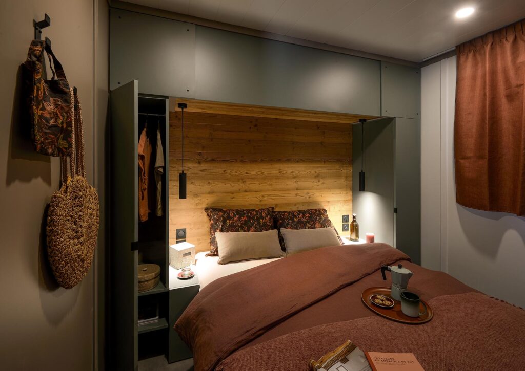 Chambre 1 nuit chalet premium